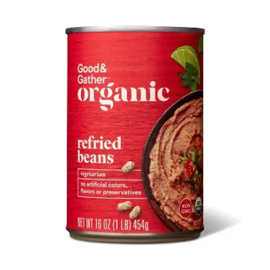 Organic Refried Pinto Beans 16oz - Good & Gather&trade; image {3}