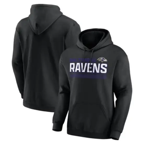 NFL Baltimore Ravens Men's Long Sleeve Core Fleece Hoodie image {2}