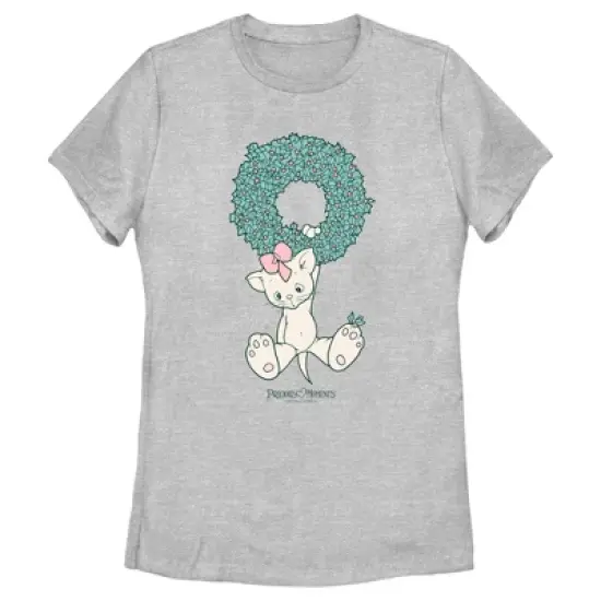 Women's Precious Moments Christmas Kitten T-Shirt image {3}