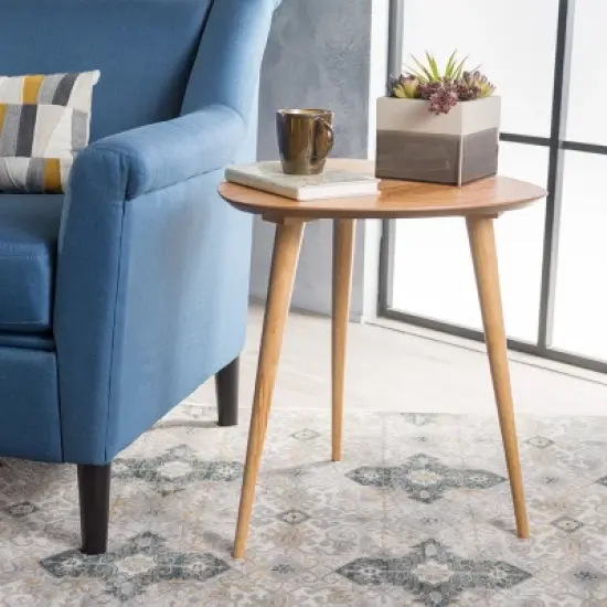 Naja End Table - Wood - Christopher Knight Home image {1}