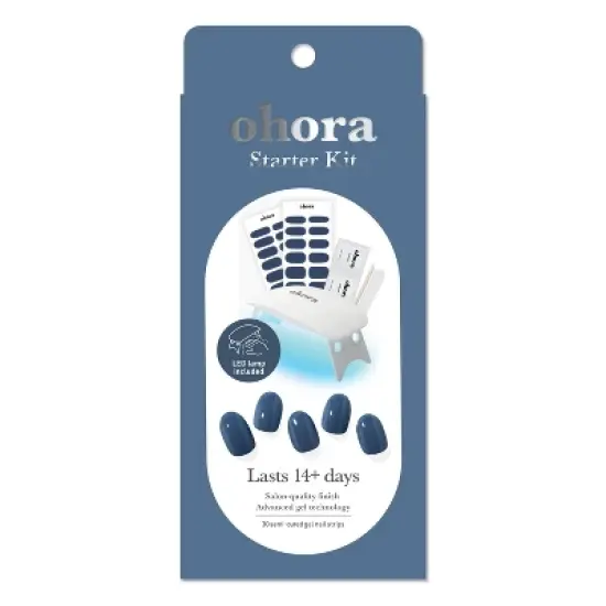 Ohora Gel Nail Art Basic Line Starter Kit - Indigo Blues - 30pc image {5}