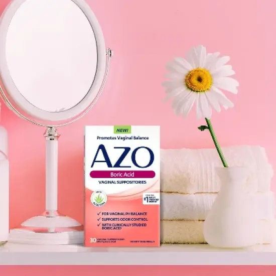 AZO Boric Acid with Aloe Vaginal Insert Washes - 30ct image {6}