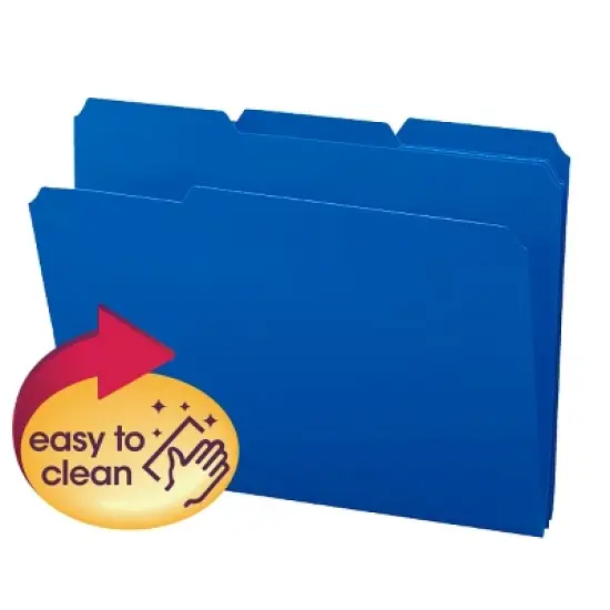 Smead Poly File Folder, 1/3-Cut- Tab Letter Size, 24 per Box image {4}
