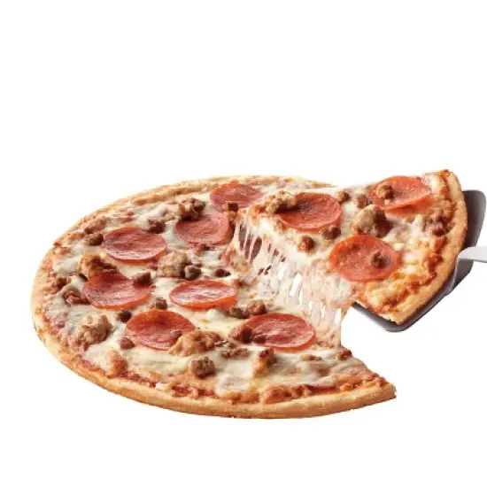 Thin Crust Three Meat Frozen Pizza 17.25oz - Market Pantry&trade; image {3}