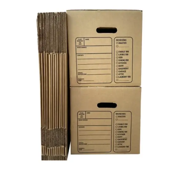 UBMOVE Moving Boxes with Handles, 15 Premium Small, 16 3/8" x 12 5/8" x 12 5/8" image {4}