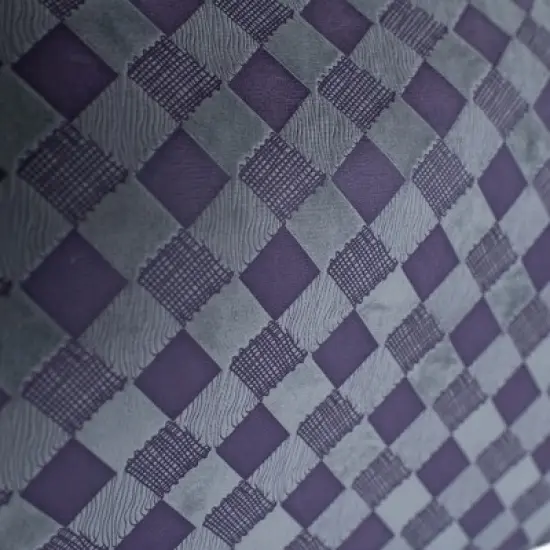 Armarkat Cat Bed C65HHG/LS, Purple Gray Combo Checkered Pattern image {8}