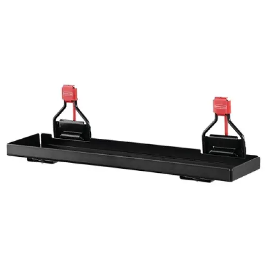 Rubbermaid Metal Shed Shelf & 50lb Capacity 34&rdquo; Storage Shed Tool Rack (2-pack) image {1}