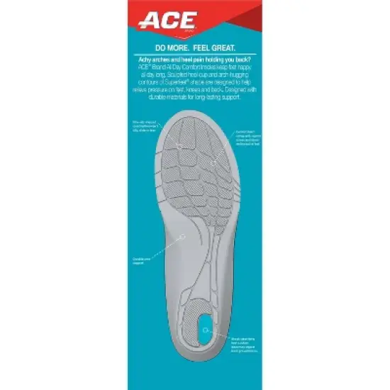 Ace All Day Insoles Shaped by Superfeet image {3}