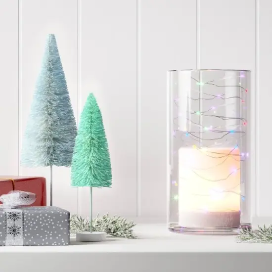 30ct LED Battery Operated Dewdrop Fairy String Lights - Wondershop&trade; image {1}