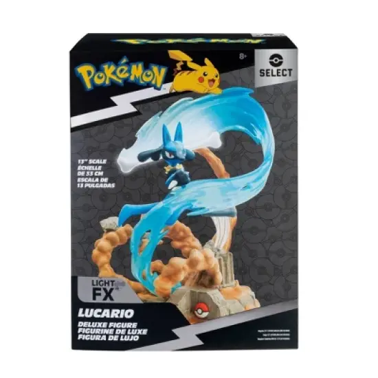 Pokemon Deluxe 13" Lucario Collector Statue image {4}