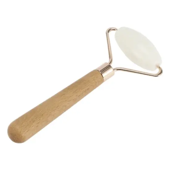 Unique Bargains Simple Portable Facial Roller White 1 Pc image {3}