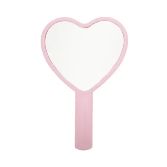 Unique Bargains Heart-shaped Handheld Mirror 1 Pc image {7}