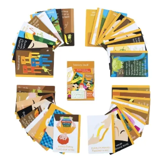 Coping Skills for Kids Coping Cue Cards Sensory Deck image {2}