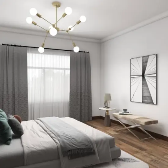 Contemporary Stainless Steel Cowhide X-Bench Beige - Olivia & May image {12}