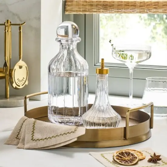 880ml Glass Decanter Clear - Hearth & Hand&trade; with Magnolia image {1}