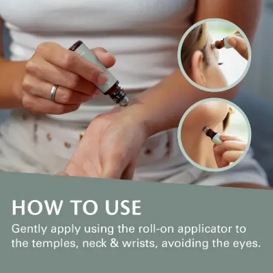 MigraFew Aromatherapy Migraine Roll On, Headache Relief Roll On with Peppermint, Spearmint & Lavender for Head Tension & Pressure, M3, .33 oz image {4}