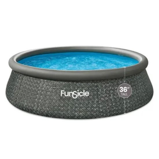 Funsicle 12' x 36" QuickSet Ring Top Above Ground Swimming Pool image {4}
