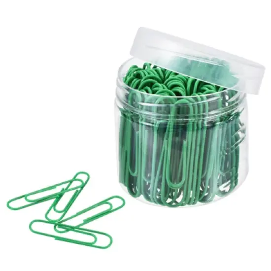 Unique Bargains Medium Metal Prevent Tearing Pages Home Office Paper Clip 100 Pcs image {7}