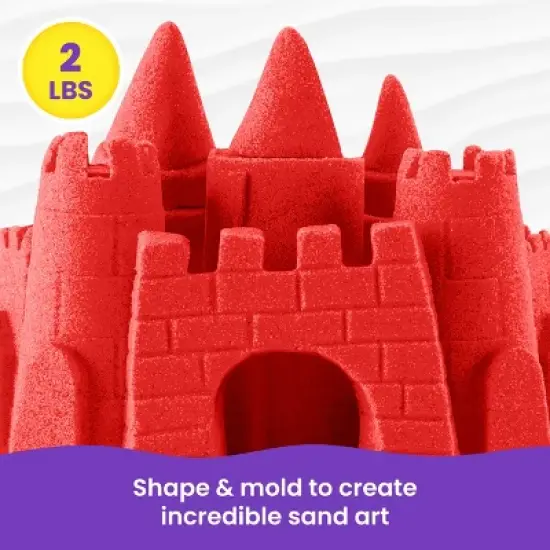 Kinetic Sand 2lb Bag Red image {1}