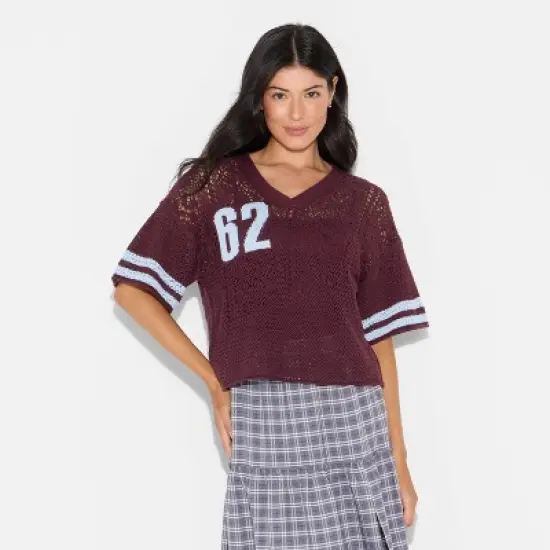 Women's Short Sleeve Jersey Pullover Sweater - Wild Fable&trade; image {1}