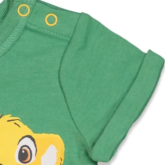 Disney Lion King,Mickey Mouse,Winnie the Pooh Simba Baby Romper and Sunhat Newborn to Infant  image {7}
