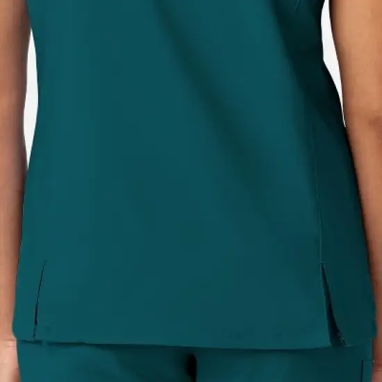 Wink W123 Women's Y-Neck Wrap Scrub Top image {6}