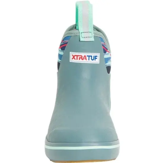 Women's Xtratuf 6 in Beach Glass Ankle Deck Boot, XWAB2BG, Blue image {2}
