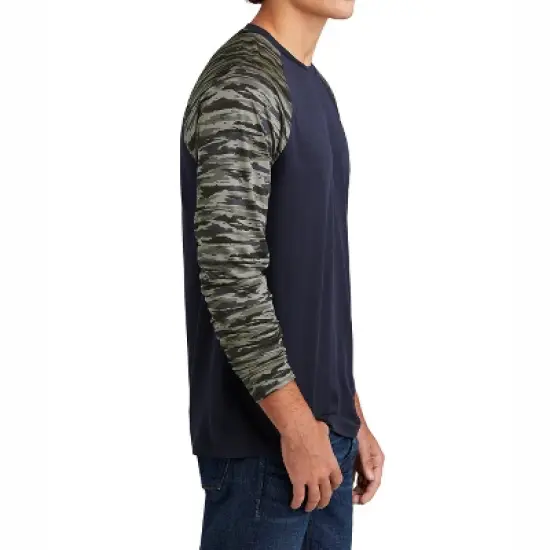 Mafoose Men's Drift Camo Colorblock Long Sleeve Tee - Stylish and Comfortable image {14}