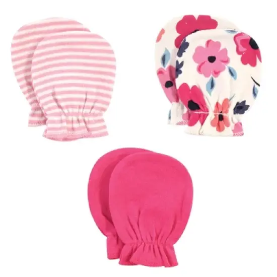 Touched by Nature Baby Girl Organic Cotton Layette Set and Giftset, Blue Garden Floral, 0-6 Months image {6}