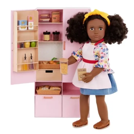 Our Generation Pretty Pantry Home Kitchen Furniture Set for 18" Dolls image {1}