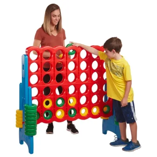 ECR4Kids Jumbo Four-To-Score Giant Game-Indoor/Outdoor 4-In-A-Row Connect image {3}