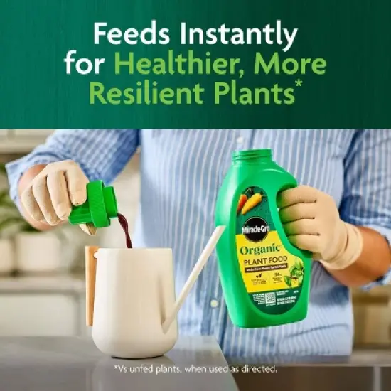 Miracle-Gro Organics Liquid Plant Food Fertilizer 32oz image {4}