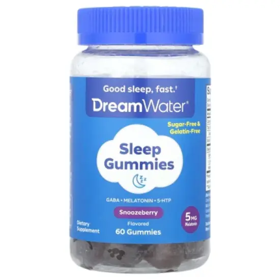 Dream Water Sleep Gummies, Snoozeberry, 60 Gummies image {4}