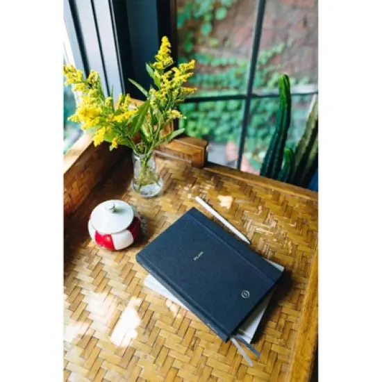 Wit & Delight 2024 Planner 8.75"x6.25" Weekly/Monthly Linen Black image {9}