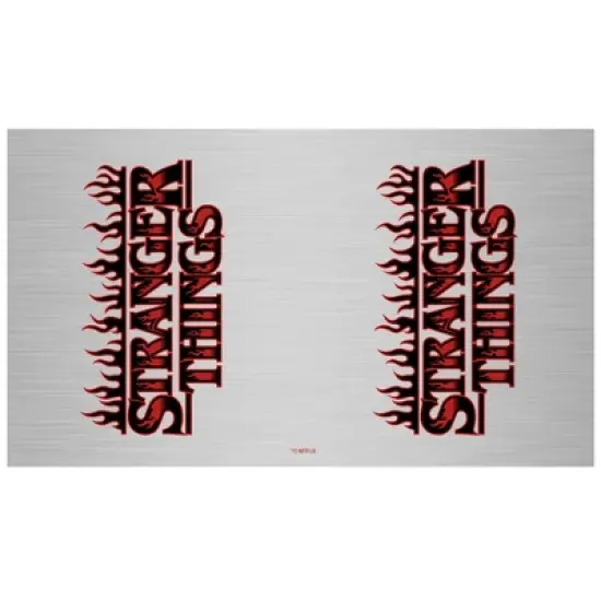 Stranger Things Flame Logo Stainless Steel Water Bottle image {1}