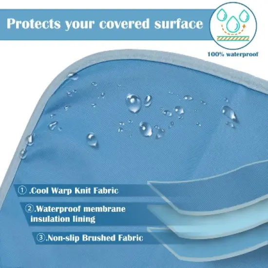 Kritter Planet Waterproof Cooling Blanket for Dogs Cats, Reversible Leak-Proof Couch Bed Cover Furniture Protector Washable Comfortable Pet Blanket image {3}