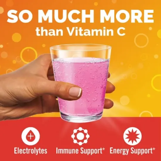 Emergen-C Vitamin C Dietary Supplement Drink Mix Powder - Raspberry - 30ct image {2}
