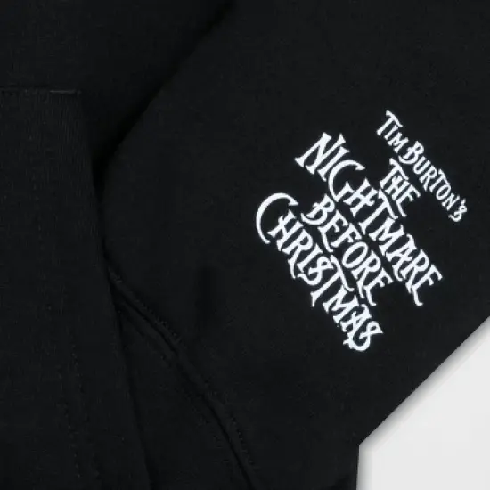 Men's The Nightmare Before Christmas Jack Skellington Fleece Pullover Sweatshirt - Black - Disney Store image {1}