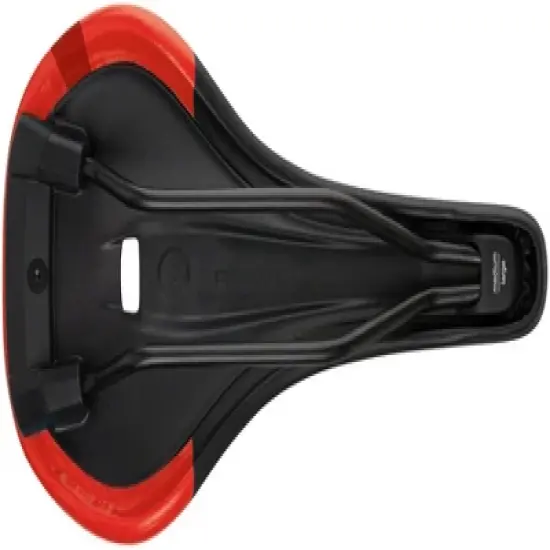 Ergon SM Pro Saddle - Risky Red Rail Material: Titanium Men's Size: M/L image {4}