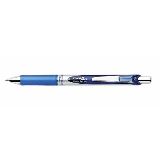Pentel EnerGel Deluxe RTX Retractable Gel Pens Medium Point Blue Ink 639712 image {3}