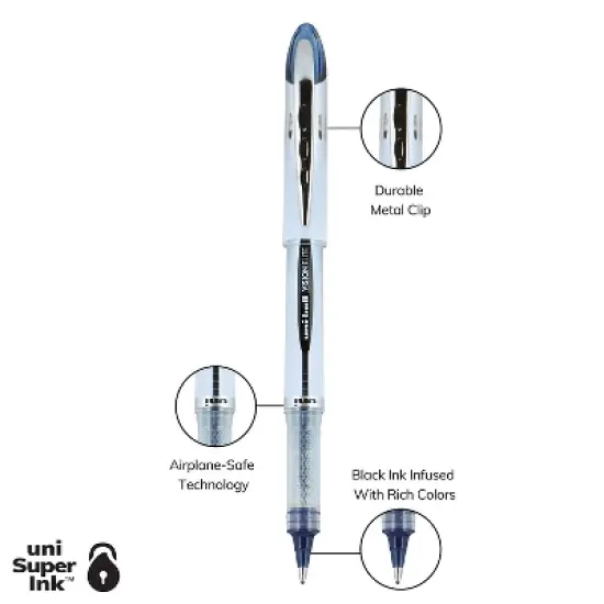 uni-ball Vision Elite Rollerball Pens Bold 470089 image {2}