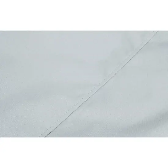 Eevelle 106" Meridian Round Table Fire Pit Cover Silver image {7}