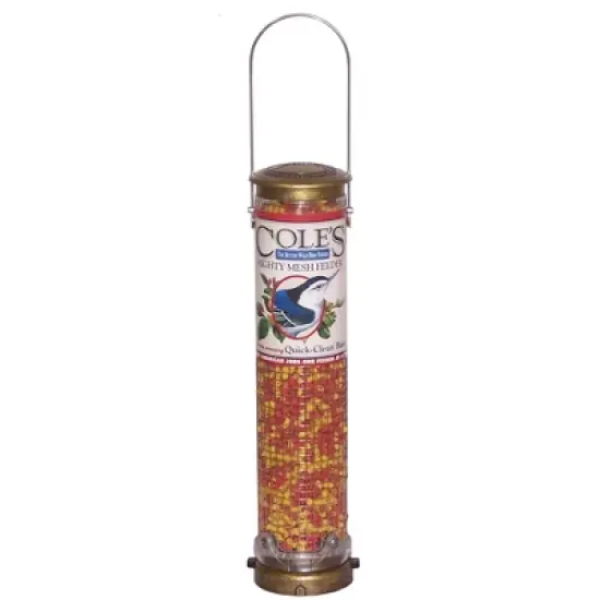 Cole's Metal Mighty Mesh Tubular Wild Bird Feeder, 1.25 Quart, 14.75" image {2}