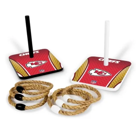NFL Kansas City Chiefs Solid Wood Quoits Toss Game image {9}