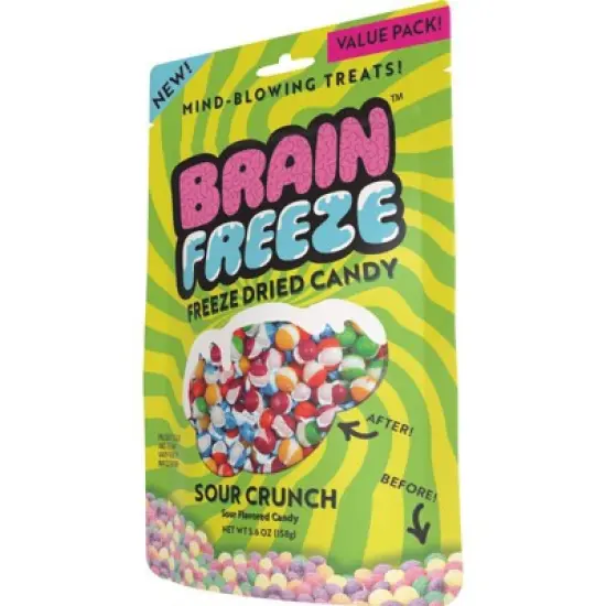 Brain Freeze - Crunch - Sour Candy - 5.6 oz - Case of 12 image {1}