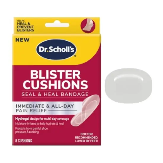 Dr. Scholl's Blister Cushions Seal & Heal Bandage with Hydrogel Technology - 8ct image {10}