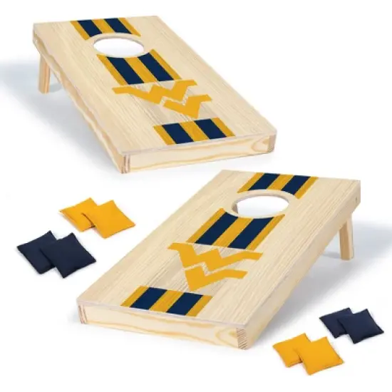 NCAA West Virginia Mountaineers 1'x2' Wood Cornhole Set image {7}