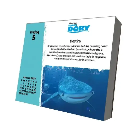 Trends International Inc. 2024 Daily Desk Calendar 4.25"x5" Disney Pixar image {1}