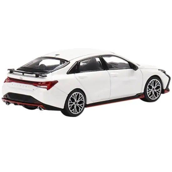 Hyundai Elantra N Ceramic White Limited Edition to 1560 pieces Worldwide 1/64 Diecast Model Car by True Scale Miniatures image {2}