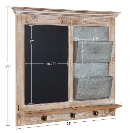 28" x 25" Idamae Multi Function Wall Art Set - Kate & Laurel All Things Decor image {11}